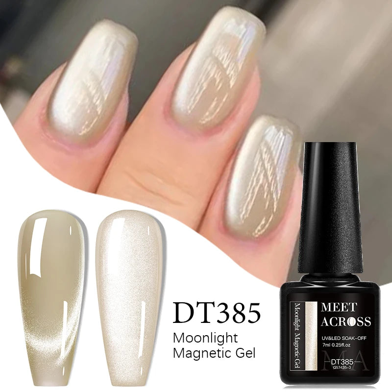 MEET ACROSS Moonlight Magnetic Gel Polish