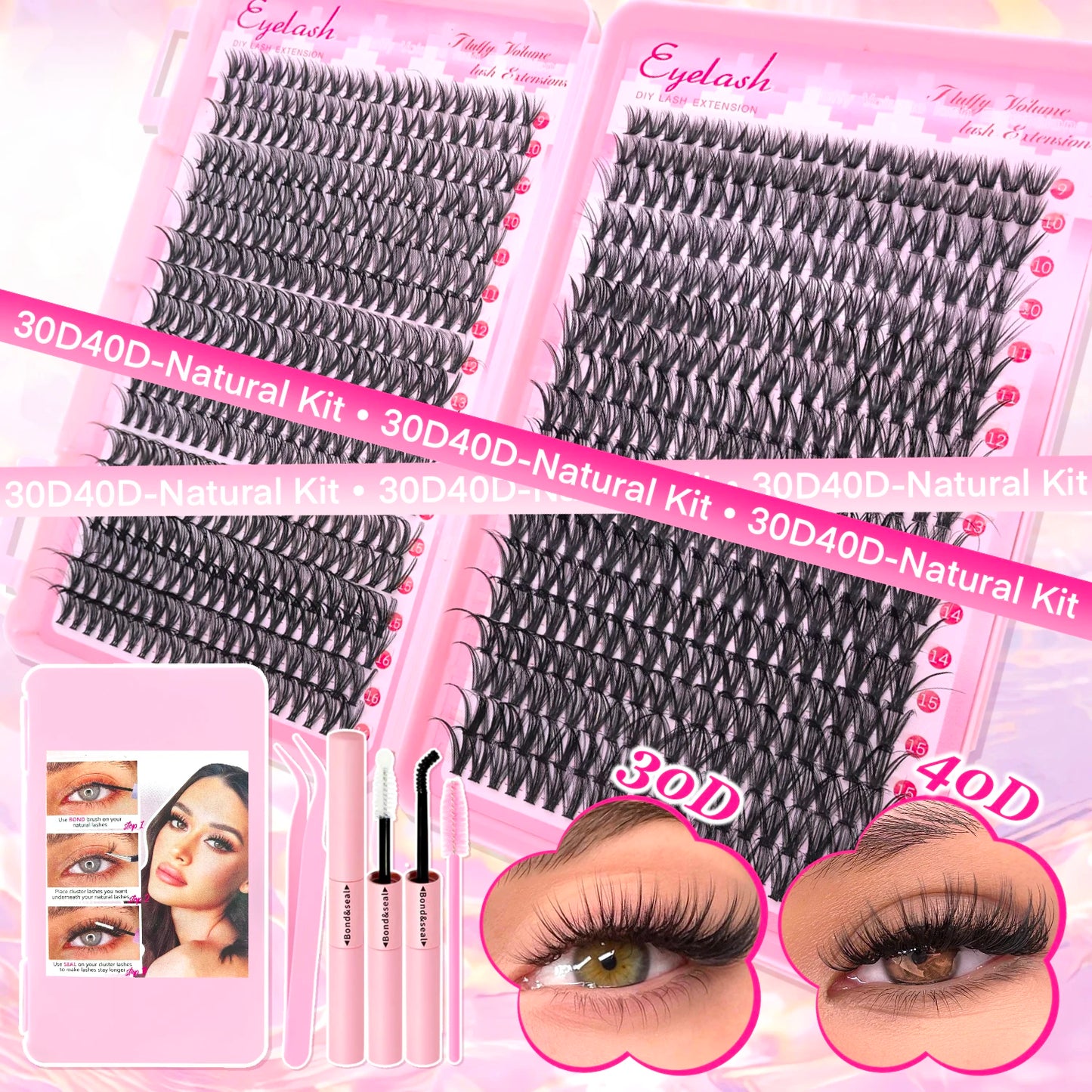 π Product Title:
Premium Eyelash Clusters Kit