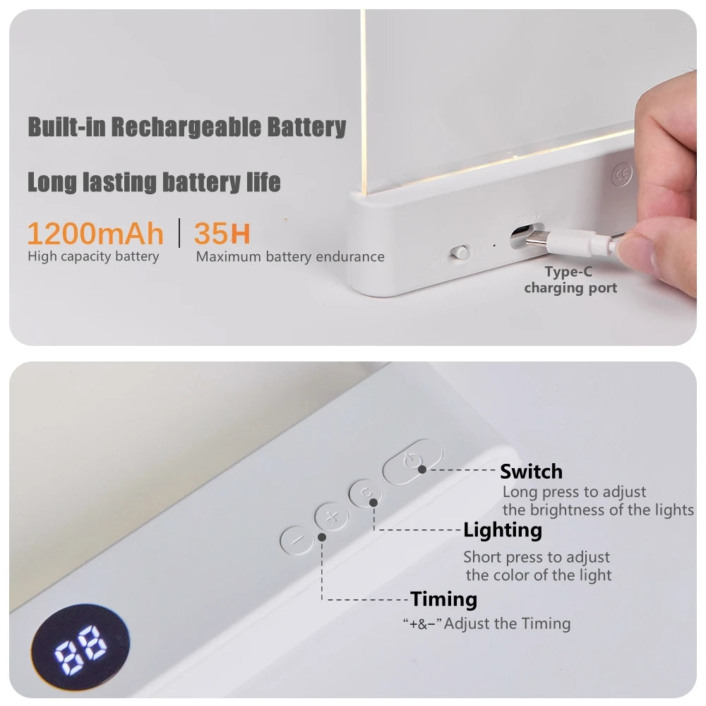 ✨ LED Reading Light Panel