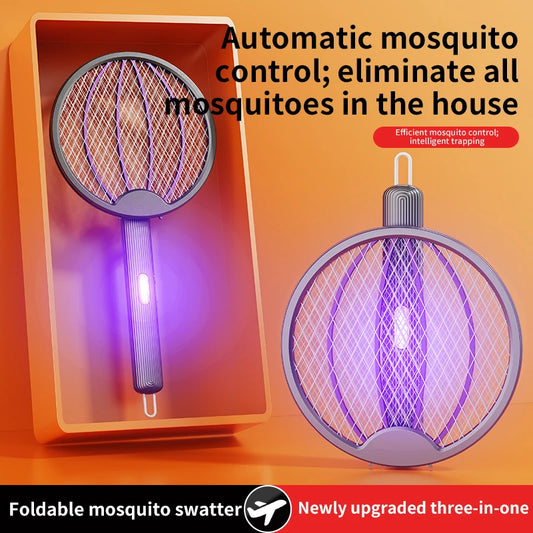 Smart Electric Mosquito Swatter 3-in-1