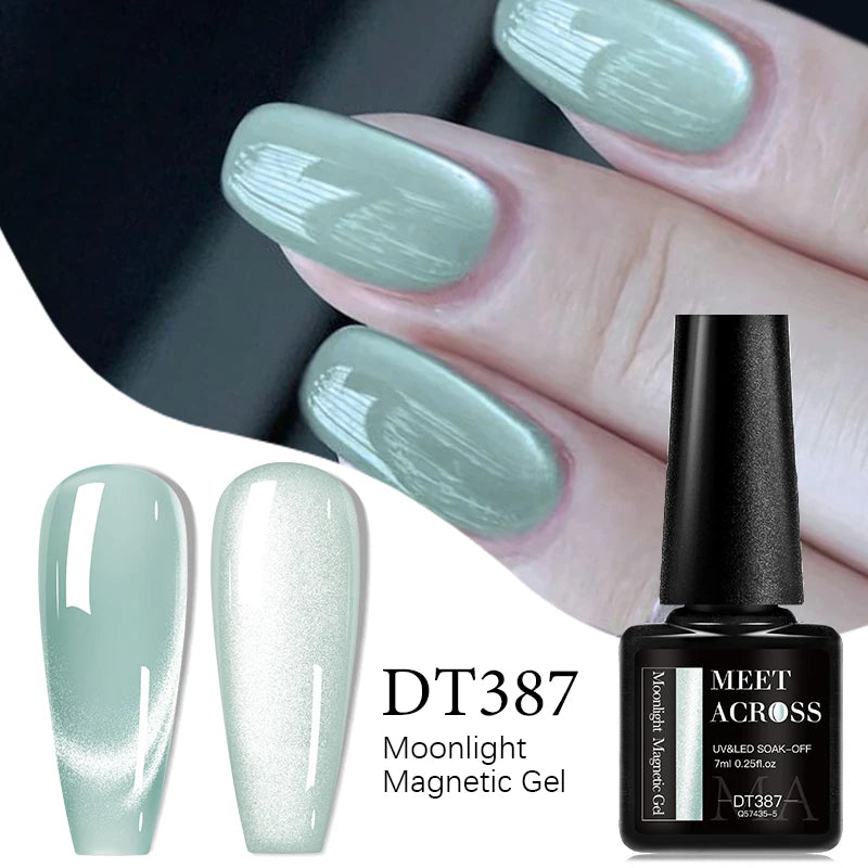 MEET ACROSS Moonlight Magnetic Gel Polish