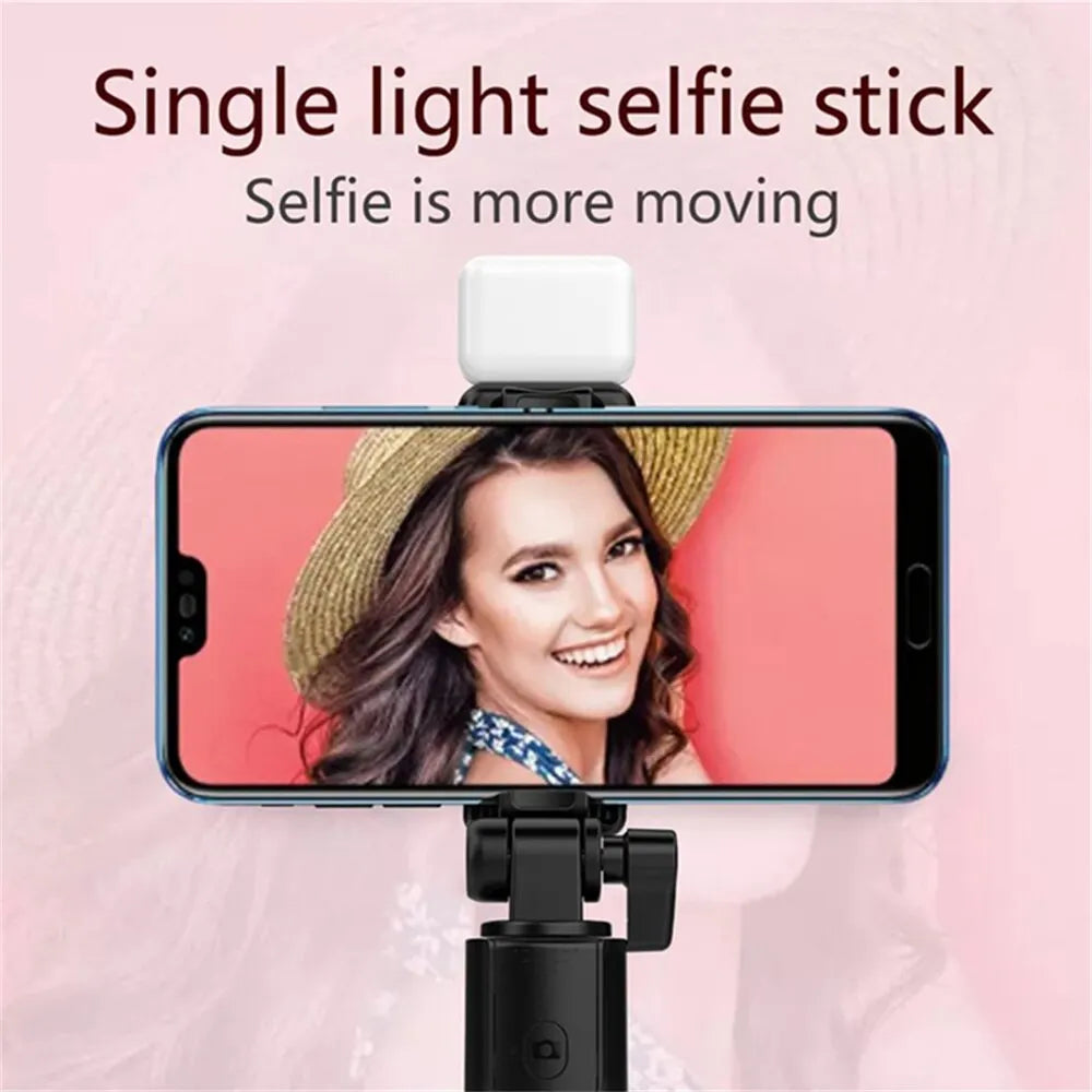 Bluetooth Selfie Stick Tripod with Light📸✨