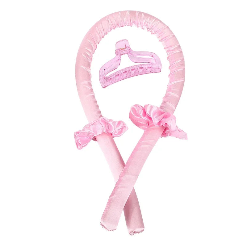 Heatless Curling Ribbon – Effortless Overnight Curls🌸🎀
