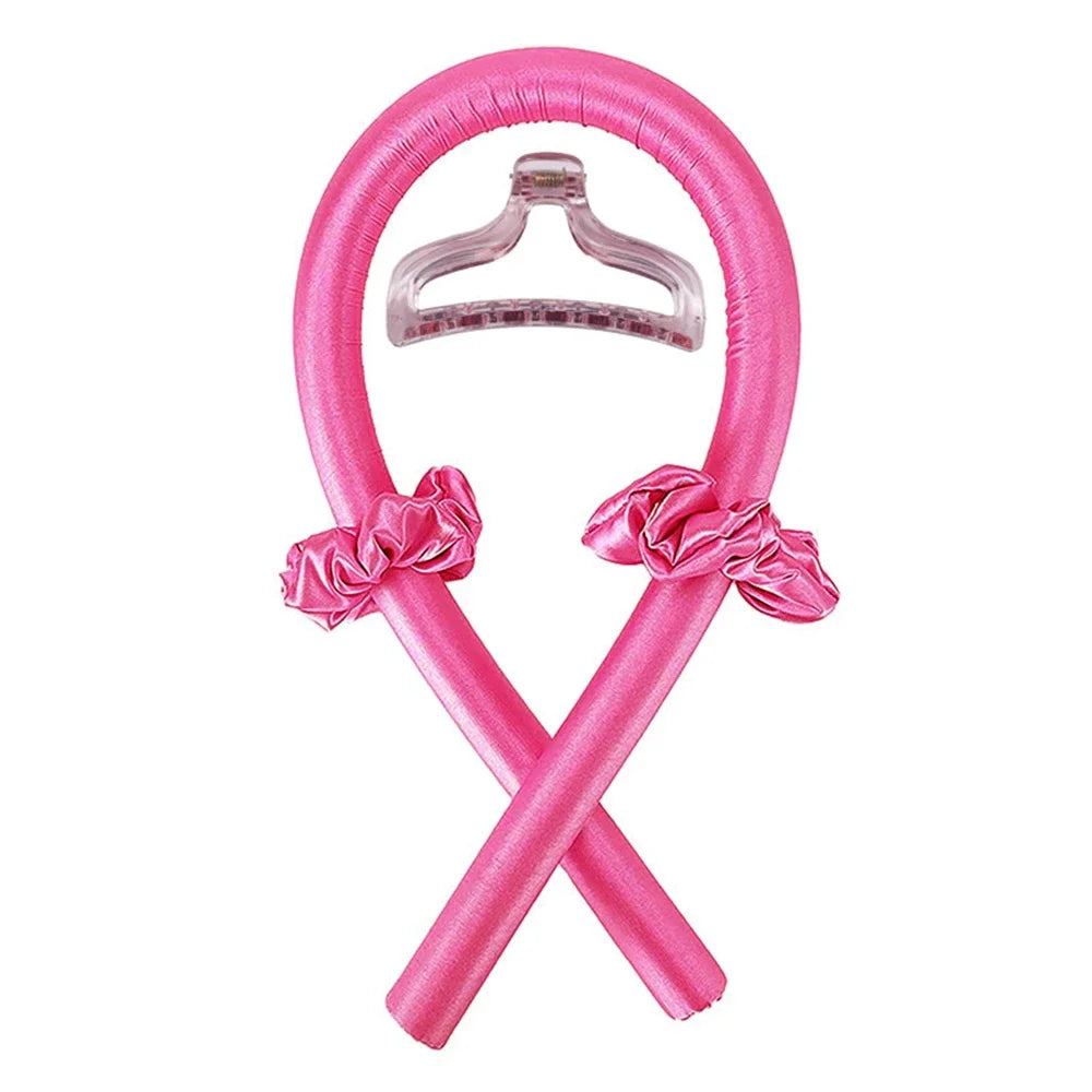 Heatless Curling Ribbon – Effortless Overnight Curls🌸🎀