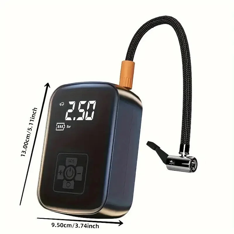Portable Tire Inflator 150 PSI منفاخ إطارات لاسلكي ذكي 150