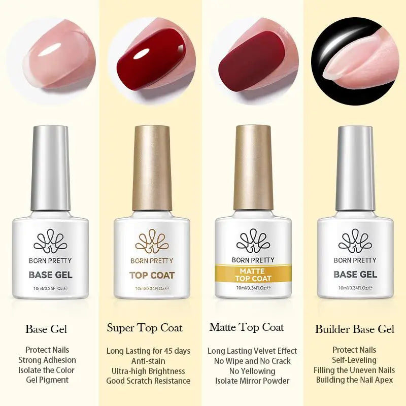 BORN PRETTY Top Coat & Glue Gel