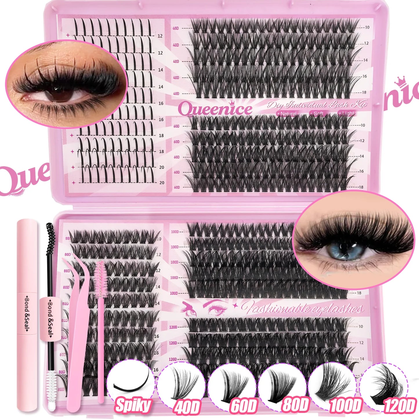 💕 Product Title:
Premium Eyelash Clusters Kit