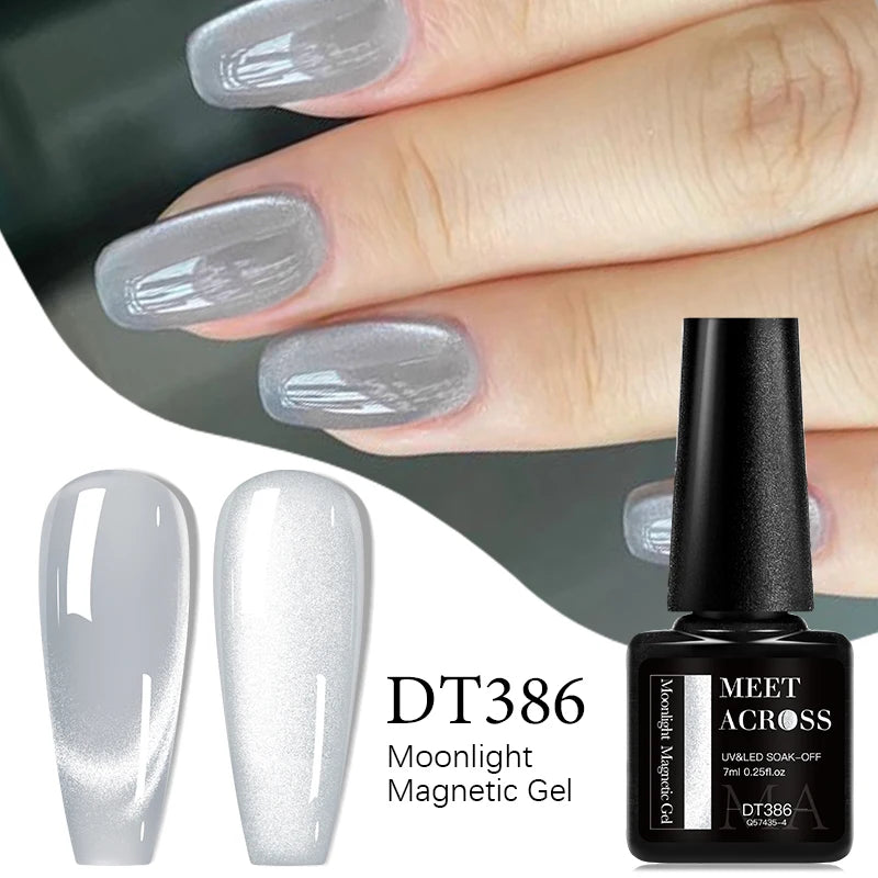 MEET ACROSS Moonlight Magnetic Gel Polish