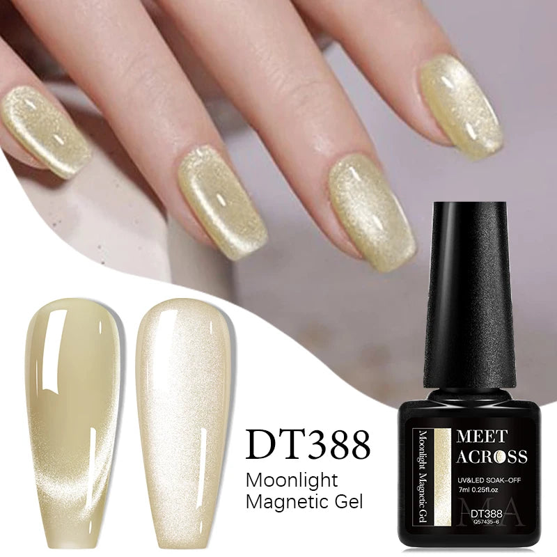 MEET ACROSS Moonlight Magnetic Gel Polish