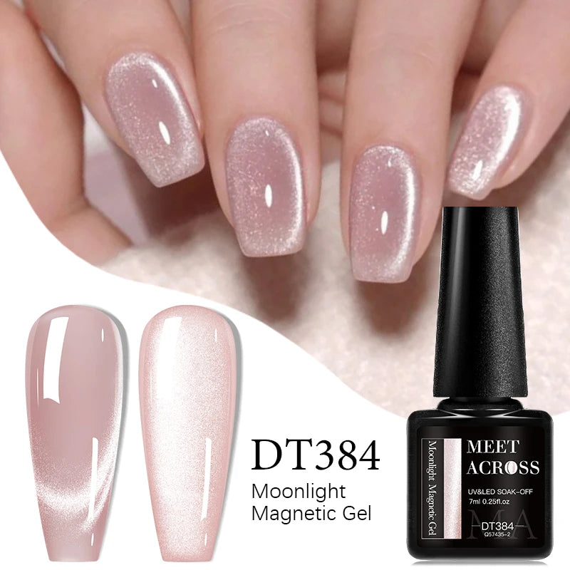 MEET ACROSS Moonlight Magnetic Gel Polish