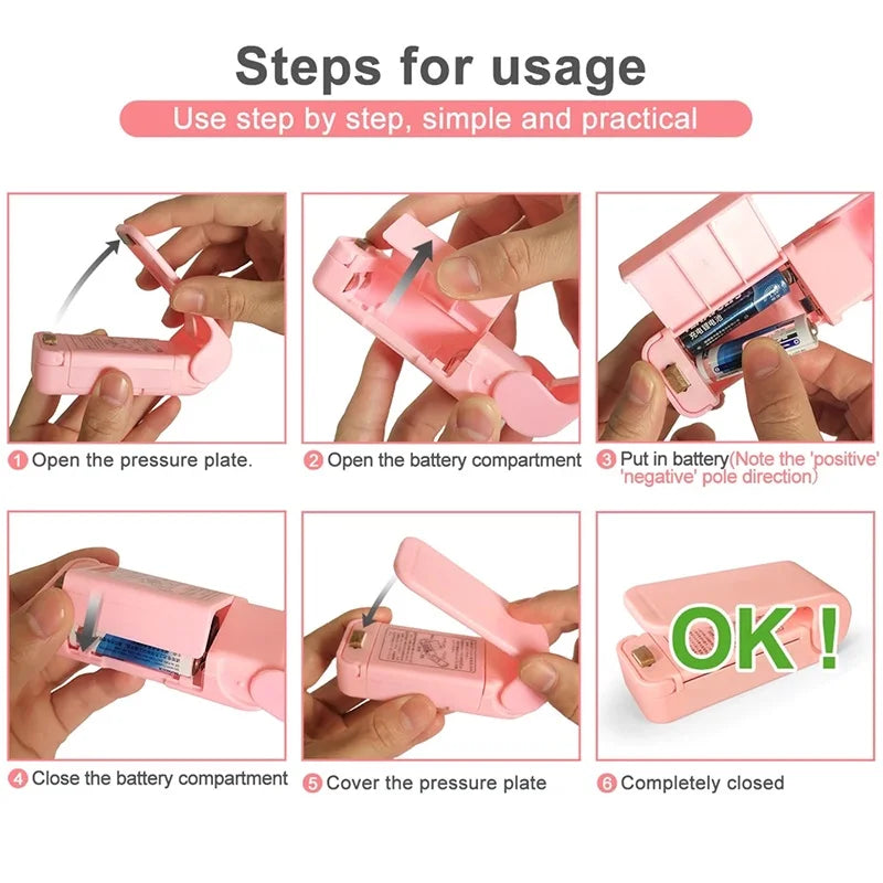 Mini Bag Sealer - Keep Food Fresh Longer
