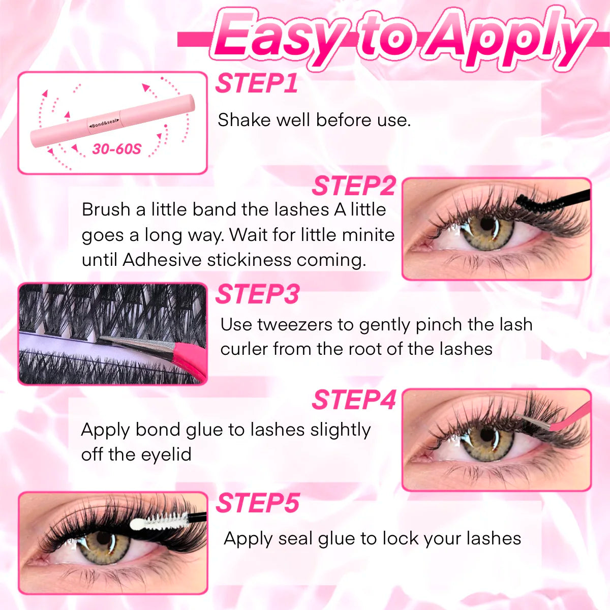💕 Product Title:
Premium Eyelash Clusters Kit